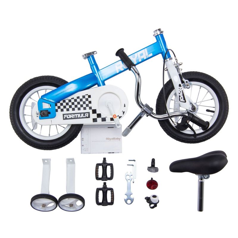RoyalBaby Formula Kids Bike with Kickstand, Dual Hand Brakes, and Adjustable Handlebar & Seat, for Boys and Girls Ages 3 to 10, 4 of 7