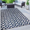 World Rug Gallery Trellis Geometric Reversible Plastic Indoor and Outdoor Picnic Mat, Camping Rug, RV Rug:  Quick Dry,  UV-Resistant,  Flat Pile - 2 of 4