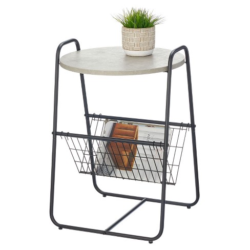 Wire basket sale side table target