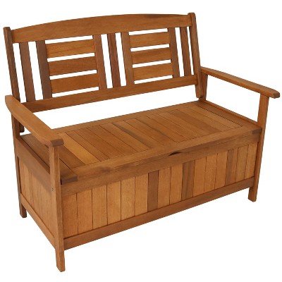 teak meranti sunnydaze benches