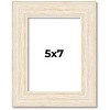 PosterPalooza | 5x7 Wide Barnwood Picture Frame, UV Acrylic, 6 Finishes - Grey, Brown, White, and Black - 2 of 4
