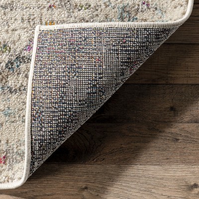 Colorful Abstract Multicolor 4' x 6' Kids Area Rug