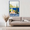 Stupell Industries Italian Lakes Retro Scenery Canvas Art - 3 of 4