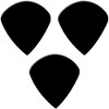 Clayton Exotic Black Horn Jazz Guitar Picks - 3-Pack - 2 of 2