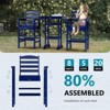 Karl Home | 45-Inch HDPE Outdoor Bar Chairs (Set of 2) - 4 of 4