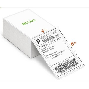 Nelko 4"x6" White Label Paper 500 Sheets - 1 of 4