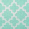 Design Imports Nonwoven Polyester Cube Lattice Aqua Square 11X11X11 Set/4 - 4 of 4