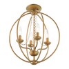 Livex Lighting Arabella 4 - Light Chandelier in  Antique Gold Leaf - 3 of 4