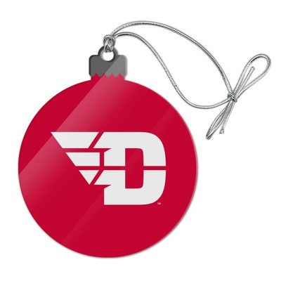 University of Dayton Flyers Logo Acrylic Christmas Tree Holiday Ornament