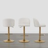 Spruce&Spring Modern Adjustable Swivel Bar Stools Set with Arched Footrest - 3 of 4