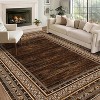 Modern Geometric Area Rug with Non-Slip Backing - Low Pile, Machine Washable, Border Design for Living Room & Bedroom - 2 of 4