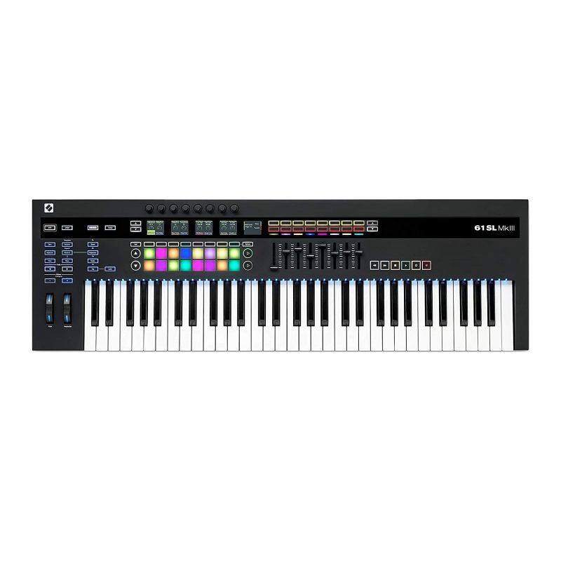 Novation 61SL MkIII MIDI & CV Equipped Keyboard Controller w/ 8-Track Sequencer, 1 of 4
