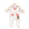 Touched by Nature Baby Girls Organic Cotton Sleep and Play, Rainbows And Sunshine - 2 of 4