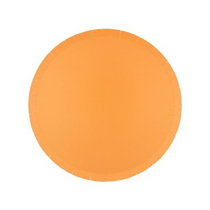 Jollity & Co. - Shade Dessert Plates in Apricot - Pack of 8 Paper Plates - 1 of 4