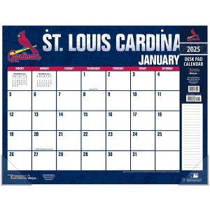 MLB St. Louis Cardinals 2025 22"x17" Desk Calendar - 1 of 4