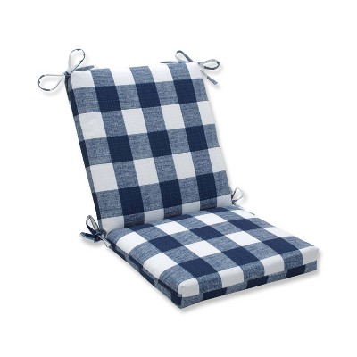 Anderson Zaffre Squared Corners Outdoor Chair Cushions Blue - Pillow Perfect