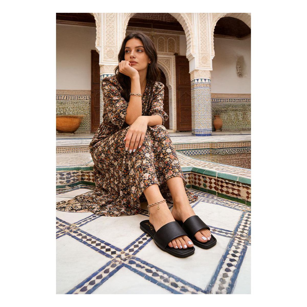 Обувь London Rag Womens Zaltana Open Square Toe Flats 7 — фото 2