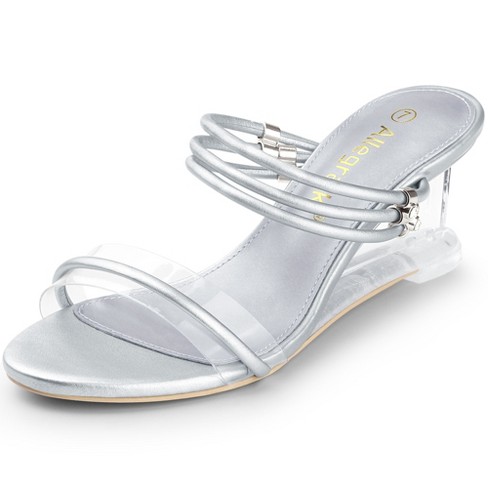 Clear low wedges on sale