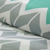 PAGED Comforter Set 3 Piece Poly Clipped Chenille Bedding Comforter Sets with 2 Shams - 3 of 4