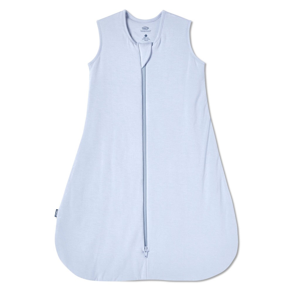 Photos - Other Textiles HALO Supersoft Rayon from Bamboo Sleepsack Wearable Blanket - Blue Fog - M