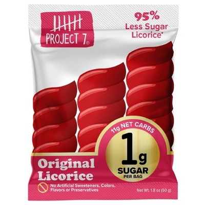 Project 7 Low Sugar Original Red Licorice - 1.08oz