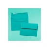 JAM Paper A6 Colored Invitation Envelopes 4.75 x 6.5 Sea Blue Recycled 15903 - 4 of 4