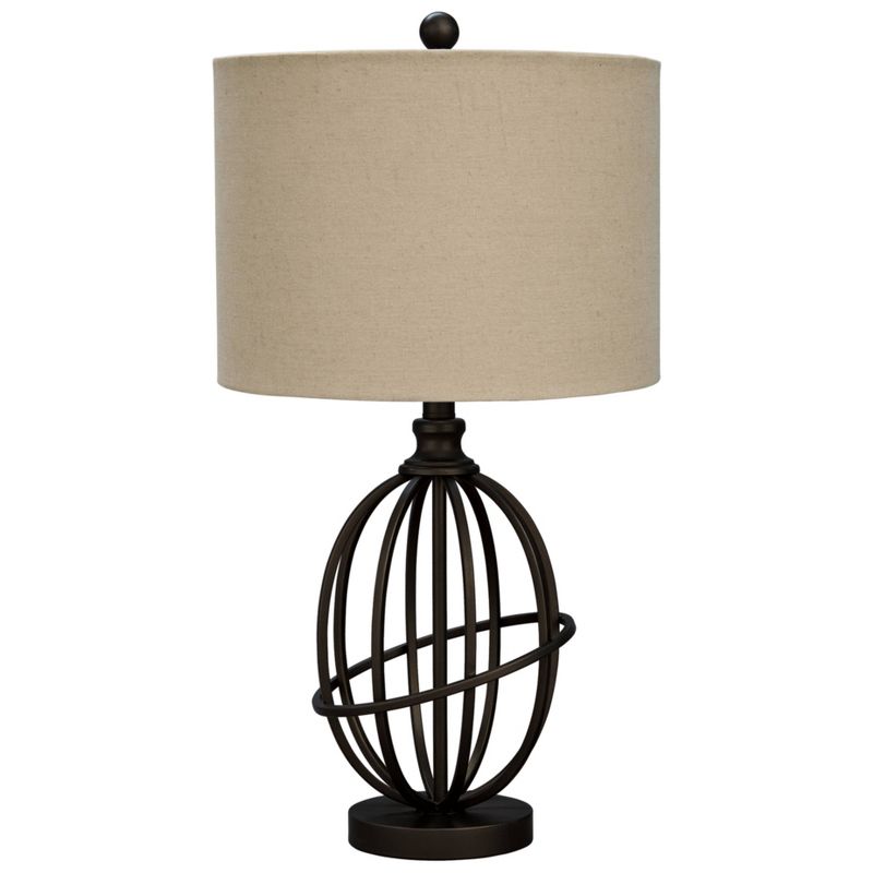 Manasa Metal Table Lamp Antique Brass  - Signature Design by Ashley, 3 of 5