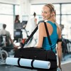 Gym Bag for Men Women with Shoes Compartment Travel Backpack, Sports Backpack, Weekender Overnight Bag with Wet Pocket - Black, MIYCOO - 2 of 4