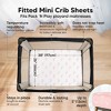 KeaBabies 2-Pack Isla Mini Crib Sheets, Pack and Play Sheets Fitted, Pack N Play Sheets, Fitted Crib Sheet - 2 of 4