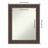 Amanti Art Attic Aged Non-Beveled Wood Framed Bathroom Vanity Wall Mirror - 3 of 4
