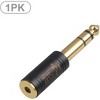 Clef Audio Labs  6.35mm Male to 3.5mm Female Stereo TRS Headphone Adapter -1-Pack - 2 of 3