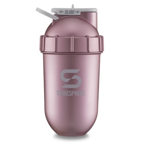 Shakesphere Tumbler View: Protein Shaker Bottle Smoothie Cup, 24 Oz -  Bladeless Blender Cup Purees Fruit, No Mixing Ball - Rose Gold - Black  Window : Target