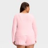 Women's Variegated Ribbed Pajama Cardigan - Auden™ - 2 of 3