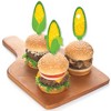Big Dot of Happiness It's Corn - Dessert Cupcake Toppers - Fall Harvest Party Clear Treat Picks - Set of 24 - 3 of 4