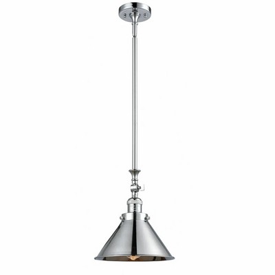 Briarcliff - 1 Light Stem Hung Tiltable Mini Pendant In Traditional Style-14 Inches Tall and 10 Inches Wide
