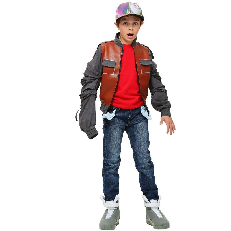 HalloweenCostumes.com Back to the Future II Marty McFly Costume Jacket for Boys., 1 of 5