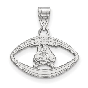 Black Bow Jewelry Sterling Silver East Carolina Pirates NCAA Pendant - 1 of 3