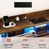 WOWLIVE 9 - Drawer Dresser with 2-Tier Open Shelf, Dresser with Power Outlet & LED, 43"W Dresser for Bedroom, TV Stand - 4 of 4