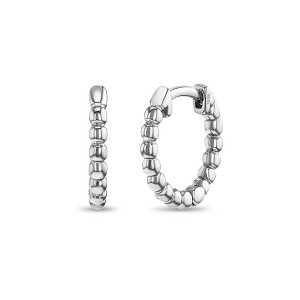 Girls' Beaded Hoop Sterling Silver Earrings - In Season Jewelry - 1 of 4