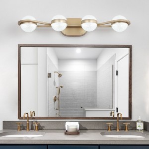 Bella Depot 4-Light Modern Gold Bathroom Vanity Light Fixture - 1 of 4