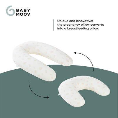 Organic Off-White Cotton 2-in-1 Maternity and Nursing Pillow