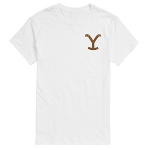 Men's - Yellowstone - Brown Y Logo Short Sleeve Graphic T-Shirt - 1 of 4