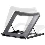 Monoprice Adjustable Folding Laptop Stand - Steel Ideal For Work, Home, Office Laptops - Workstream Collection
