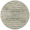 Artichoke Green And Beige Moroccan Washable Indoor Outdoor Area Rug - 4 of 4