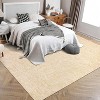 Area Rug Living Room, Machine Washable,Soft Low-Pile with Non-Slip Backing, Large Abstract Rug, SIdeal for Bedroom Dining Office Farmhouse Décor - 2 of 4