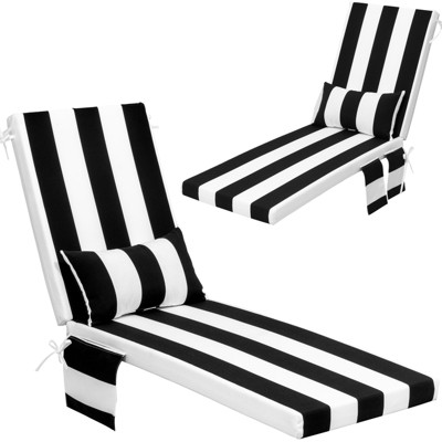 Crestlive Products 1PC 72in Outdoor Lounge Chair Cushion Patio Chaise Lounge Chair Cushion for pool Lawn etc