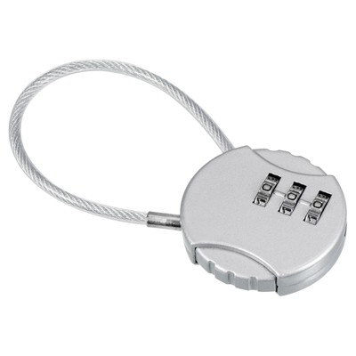 Unique Bargains Outdoor Waterproof 3-Digit Combination Lock with Wire Rope