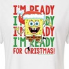 Women's - SpongeBob SquarePants - I'm Ready For Christmas Cropped Graphic T-Shirt - 2 of 4