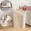 MaseiKar irtight Kitchen Canisters for Flour, Rice, Nuts & Dry Goods，Sealed Food Storage Containers With Lids，Leak-proof And Moisture proof - 3 of 4