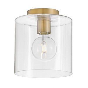 Lark Pippa 1 - Light Flush Mount in  Lacquered Brass - 1 of 4